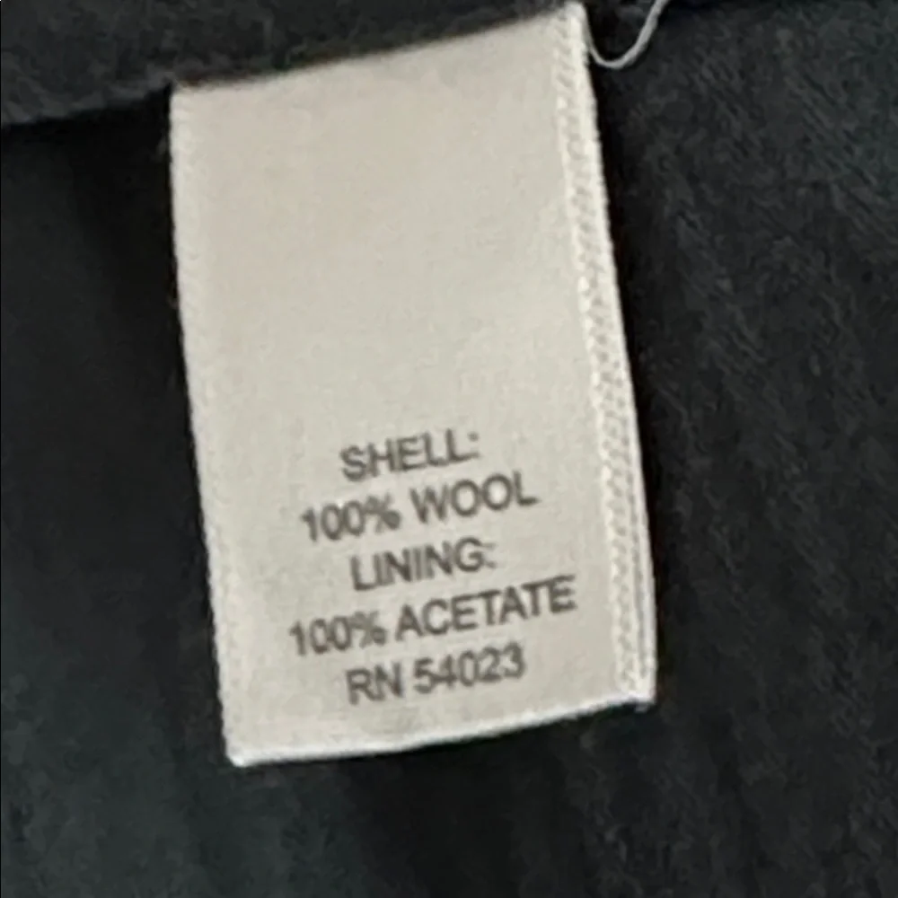 Banana Republic tailored fit classic navy blue Italian wool Dress Pants Sz 34/32